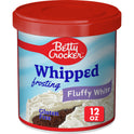Betty Crocker Gluten Free Whipped Fluffy White Frosting, 12 oz.