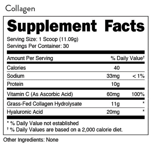 Bucked Up Collagen Peptides 30 Servings