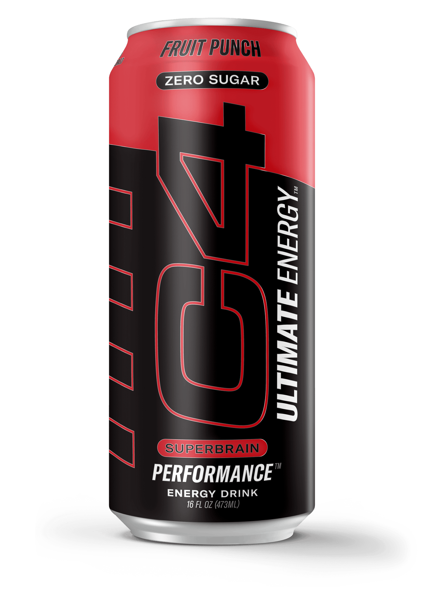 C4 Ultimate + Fruit Punch + Energy Drink + Pump + Performance + 16 oz, Single Can