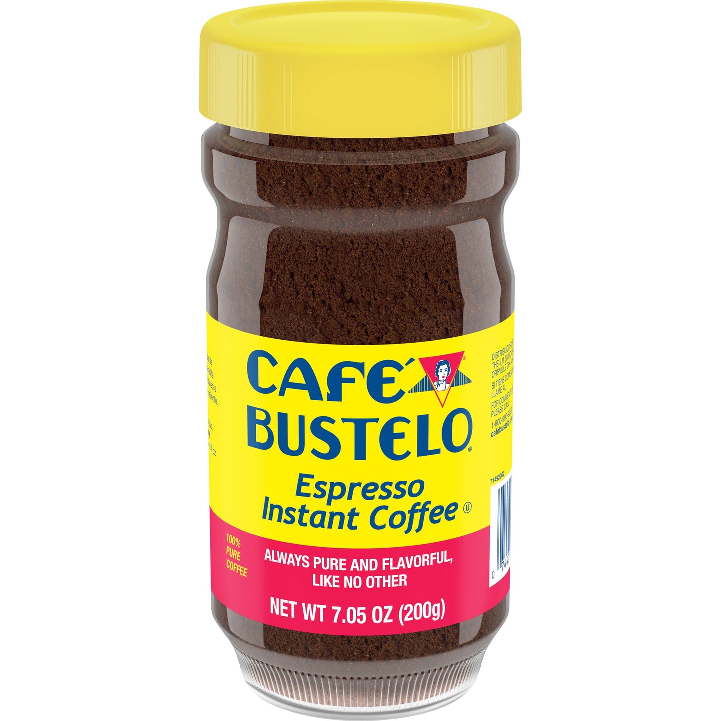 Café Bustelo, Espresso Style Dark Roast Instant Coffee, 7.05 oz.