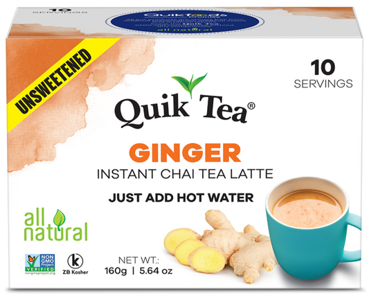 Ginger Chai Tea Latte Unsweetened