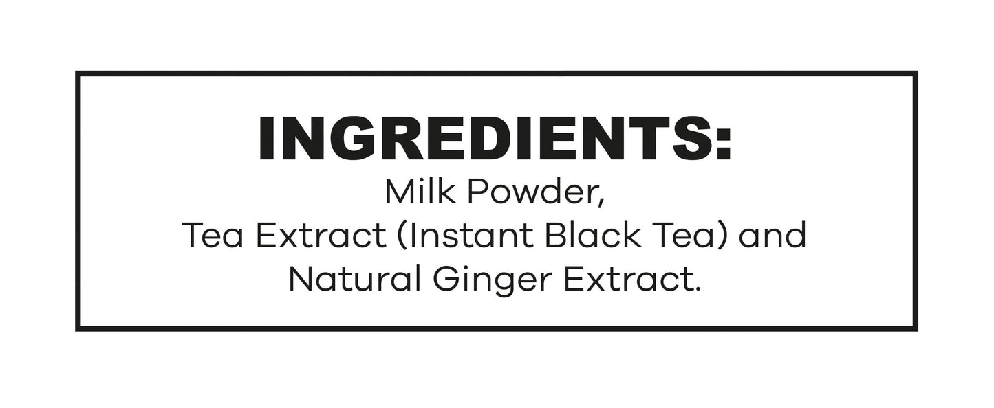 Ginger Chai Tea Latte Unsweetened