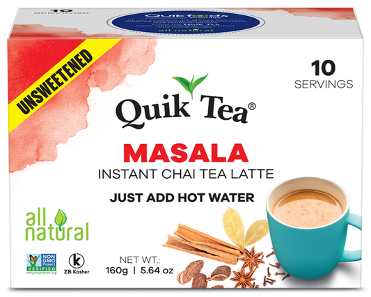 Masala Chai Tea Latte (Unsweetened)