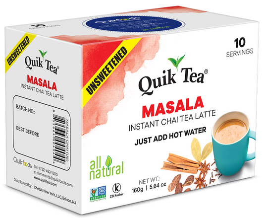 Masala Chai Tea Latte (Unsweetened)