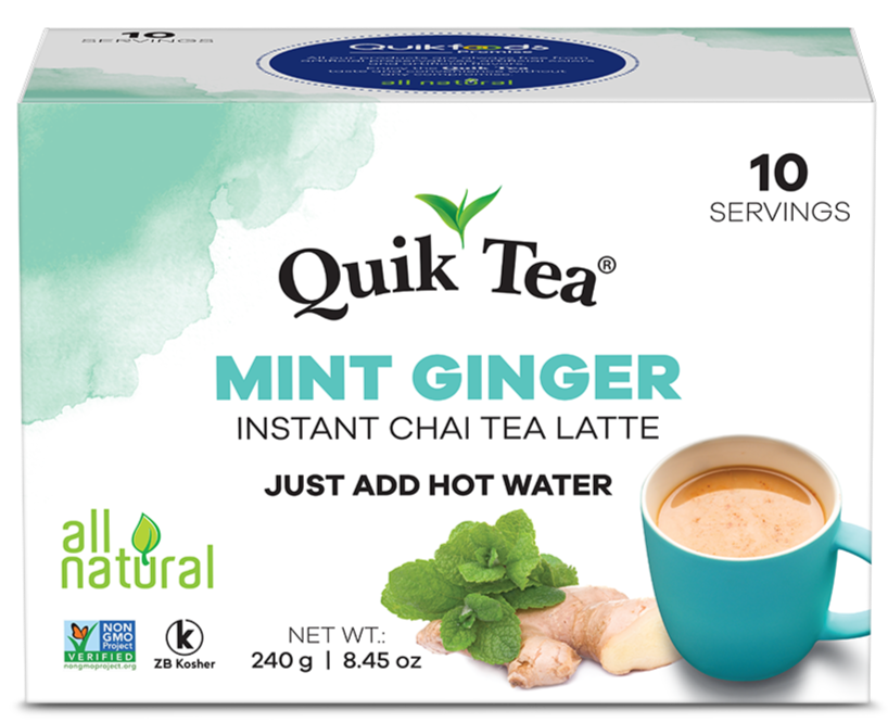 Mint Ginger Chai Tea Latte