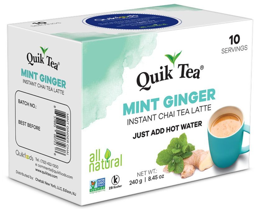 Mint Ginger Chai Tea Latte