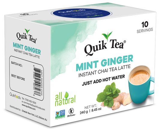Mint Ginger Chai Tea Latte