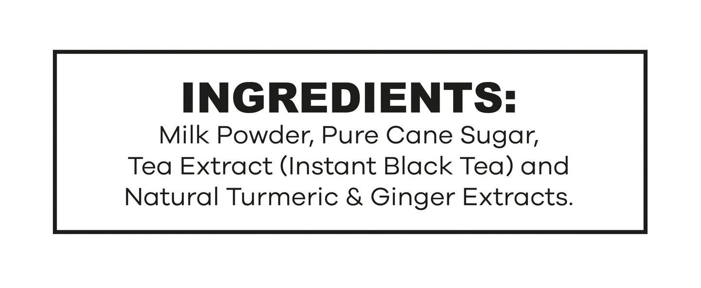 Turmeric Ginger Instant Chai Tea Latte
