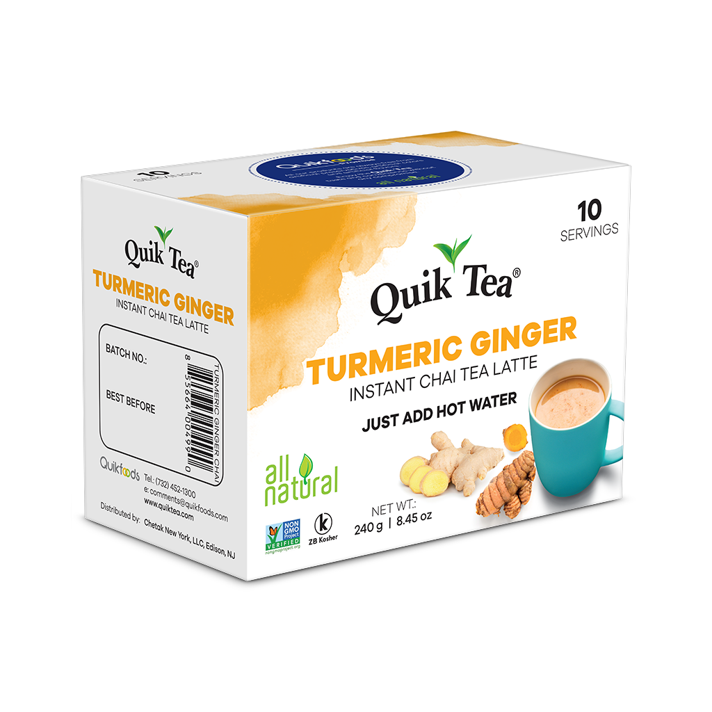 Turmeric Ginger Instant Chai Tea Latte