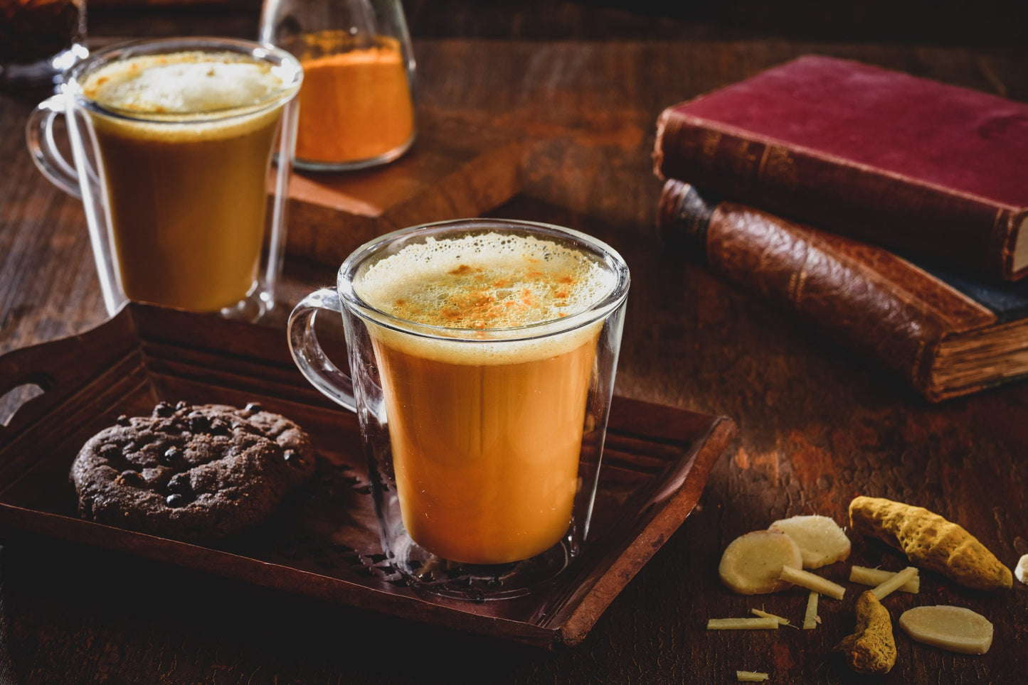 Turmeric Ginger Instant Chai Tea Latte