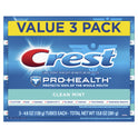 Crest Pro Health Smooth Formula Toothpaste, Clean Mint, 4.6 oz, 3 Pk