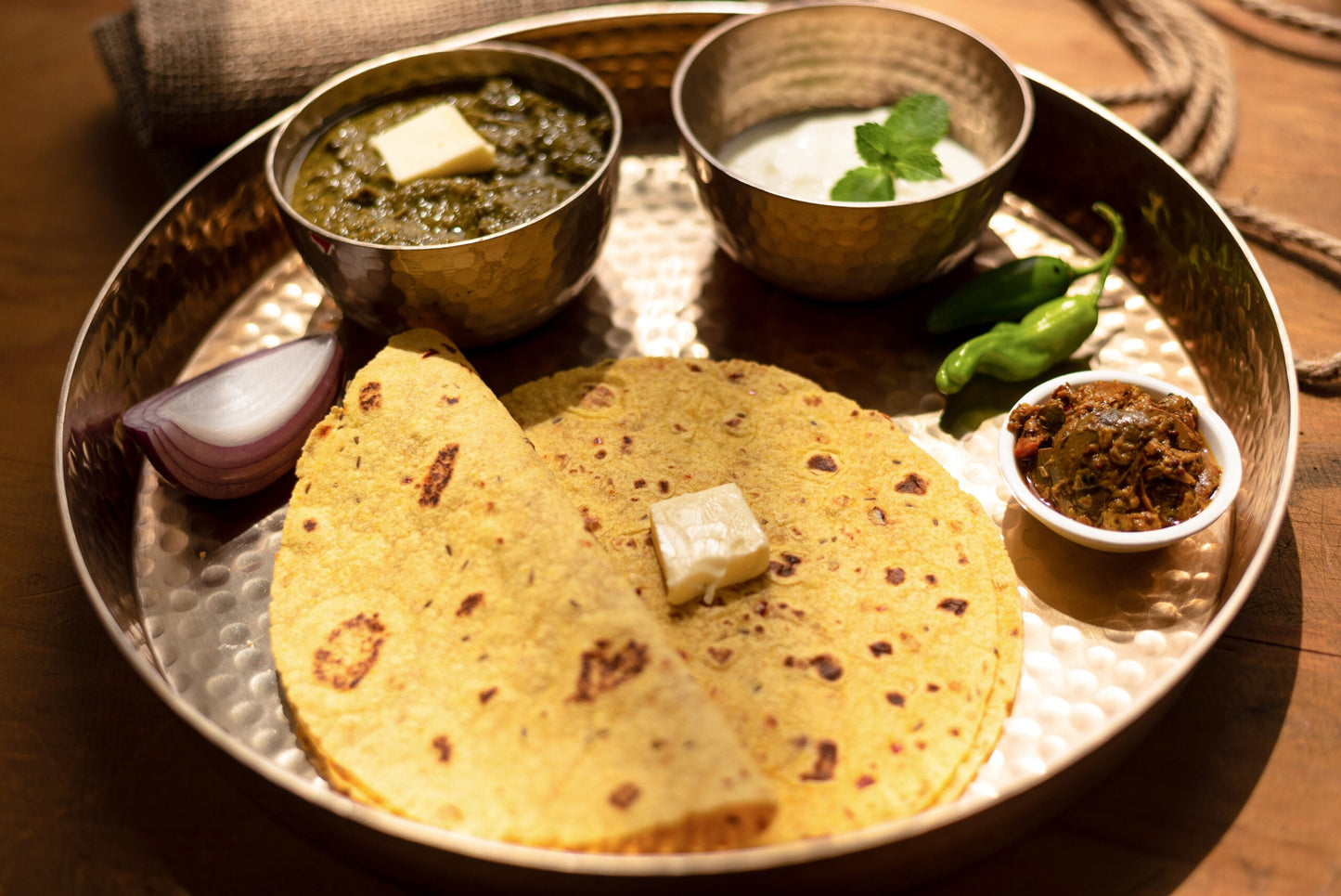 Besan Roti Chickpea