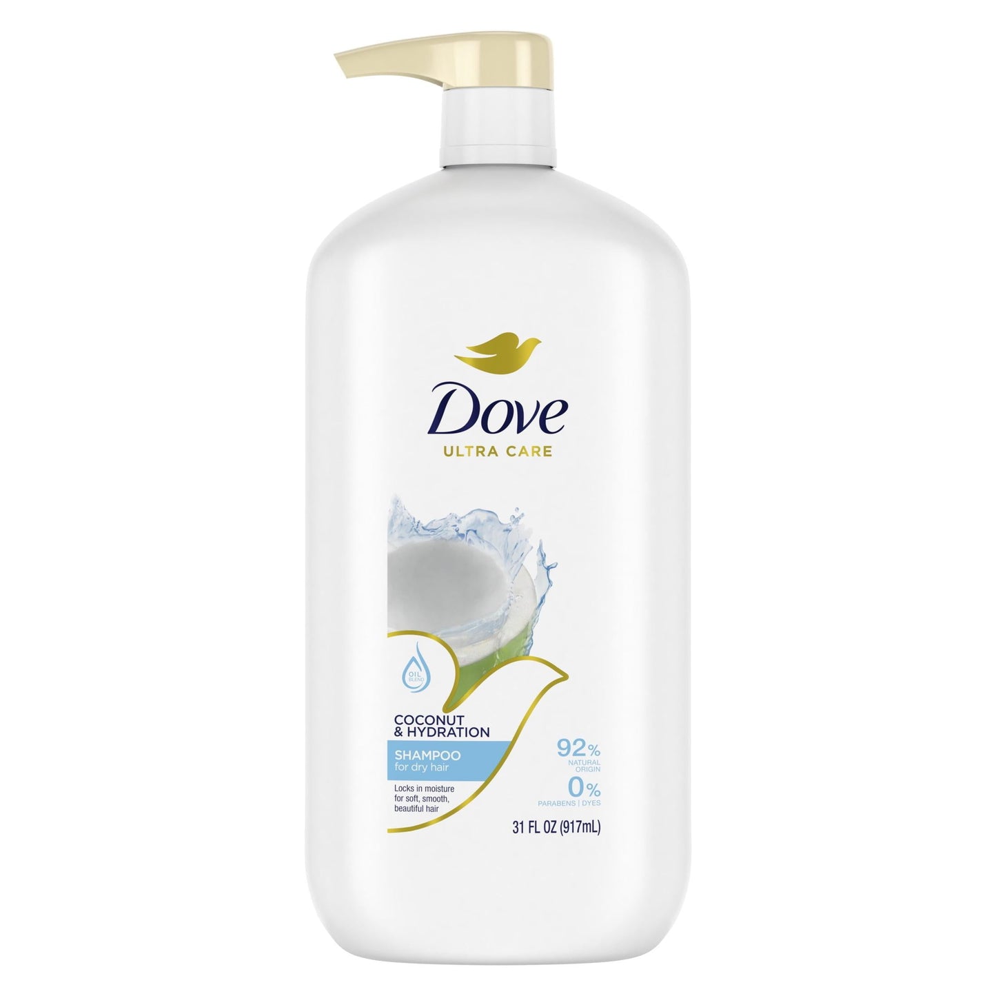 Dove Ultra Care Nourishing Daily Shampoo, Coconut, 31 fl oz