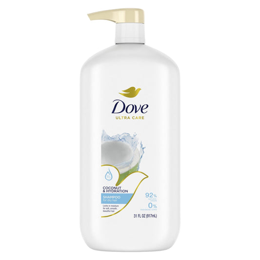 Dove Ultra Care Nourishing Daily Shampoo, Coconut, 31 fl oz