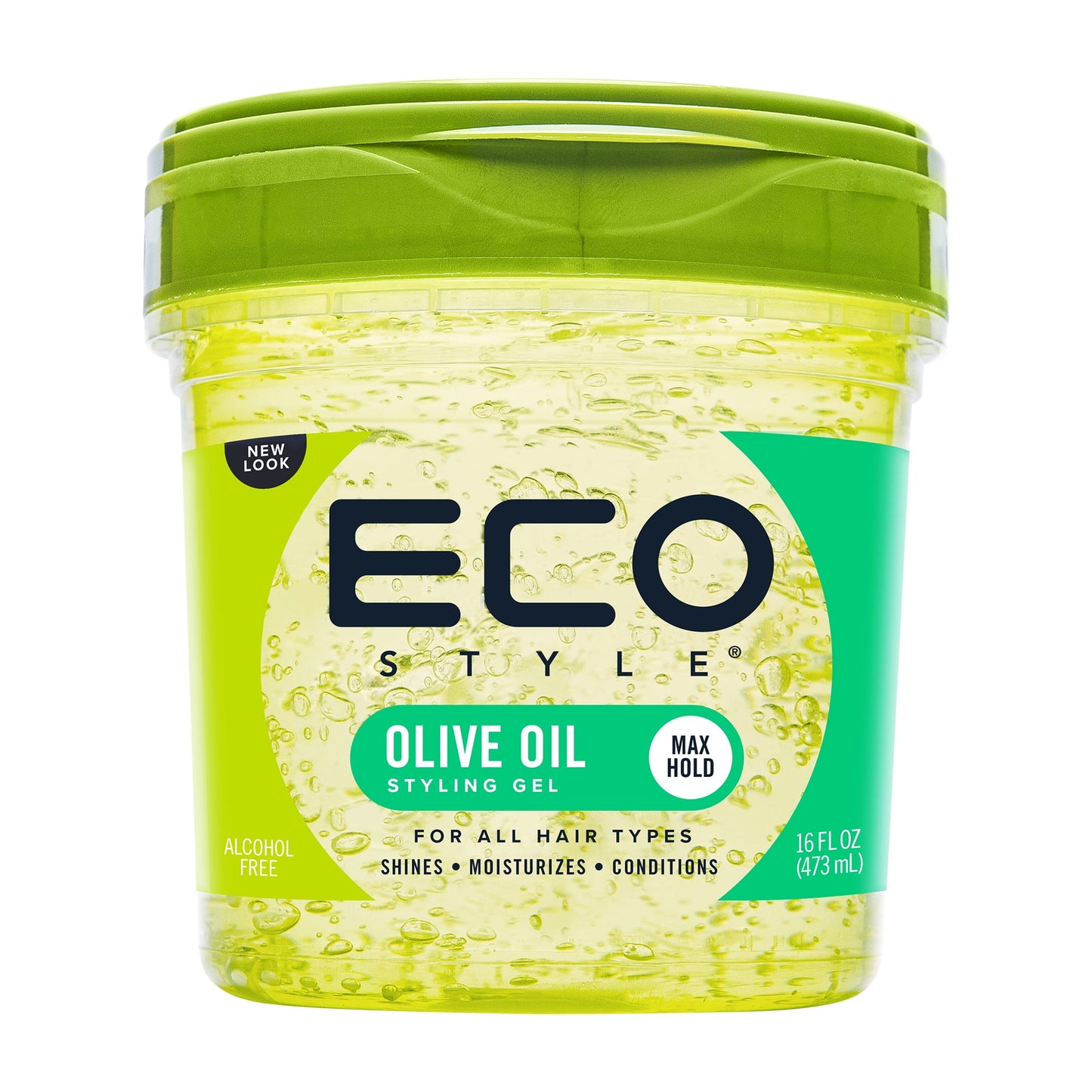 Eco Styler Olive Oil Hair Styling Gel, 16 oz, Moisturizing, Unisex