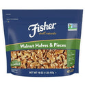 Fisher Chef's Naturals Gluten Free, No Preservatives, Non-GMO Walnut Halves & Pieces, 16 oz Bag