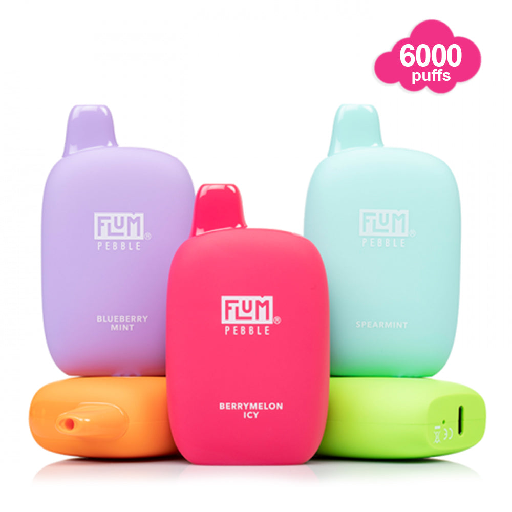 Flum Pebble Vapes 6000 Puffs 5% Nicotine