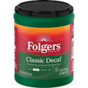 Folgers Decaf Coffee, Ground Coffee, Classic Medium Roast, 9.6 Ounce Canister