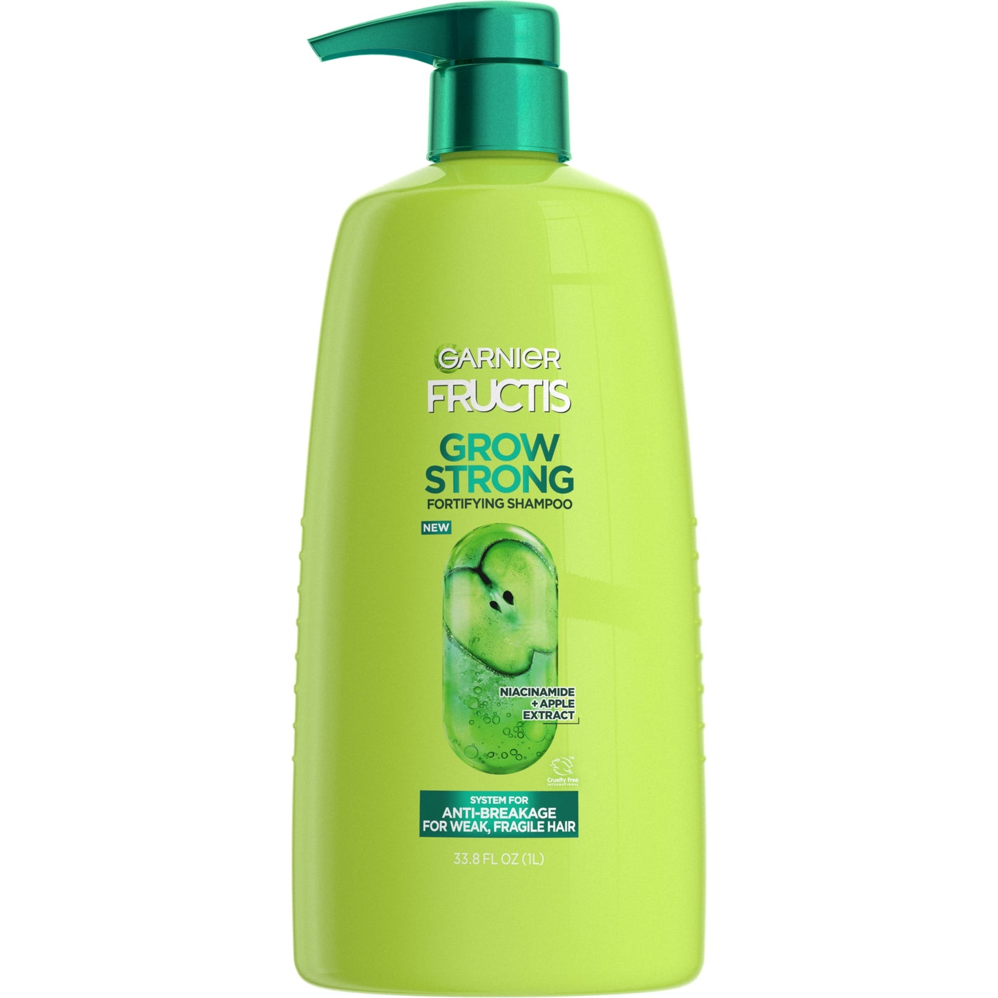 Garnier Fructis Grow Strong Fortifying Shampoo with Active Fruit Protein, 33.8 fl oz