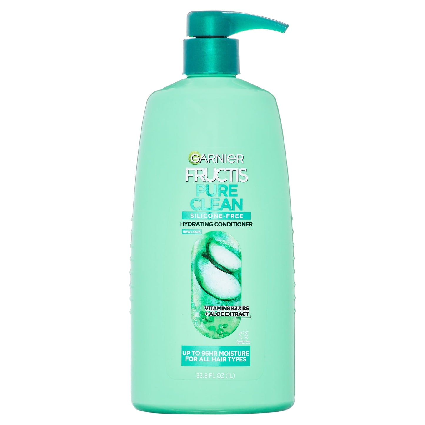 Garnier Fructis Pure Clean Hydrating Conditioner with Aloe Extract, 33.8 fl oz