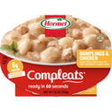 HORMEL COMPLEATS Dumplings & Chicken, Shelf Stable, 7.5 oz Plastic Tray