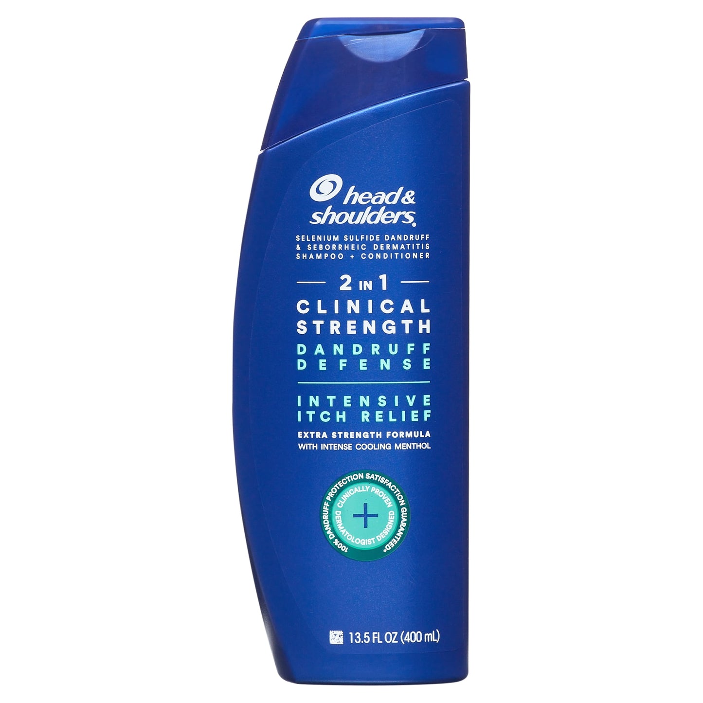 Head & Shoulders Dandruff 2 in 1 Shampoo, Clinical Itch Relief, 13.5 oz