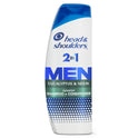 Head & Shoulders Mens 2 in 1 Dandruff Shampoo and Conditioner, Eucalyptus & Neem, 12.5 oz
