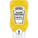 Heinz 100% Natural Yellow Mustard, 8 oz Bottle