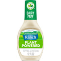 Hidden Valley Vegan Gluten Free Original Plant Powered Ranch Salad Dressing and Topping, 12 fl oz