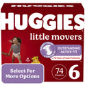 Huggies Little Movers Baby Diapers, Size 6, 74 Ct (Select for More Options)
