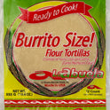 La Abuela Flour Burrito Size Tortillas, 18.5 oz, 12 Count