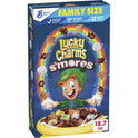 Lucky Charms Smores Breakfast Cereal with Marshmallows, Family Size, 18 OZ