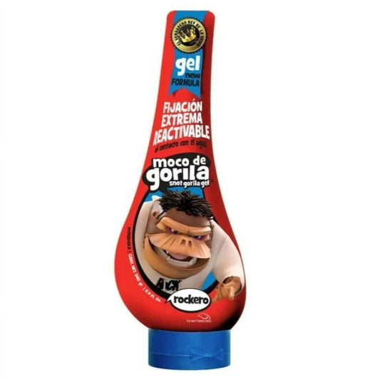 Moco Gorilla Hair Styling Gel Rockero Unisex for Long Lasting Hold, 11.9 oz Squeeze Bottle