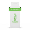 Native Natural Body Wash, Cucumber & Mint, Sulfate Free, Paraben Free, 18 oz