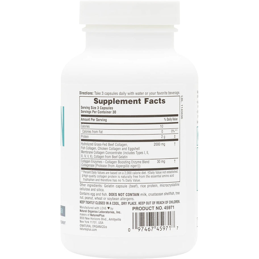 NaturesPlus Collagen Peptides Capsules