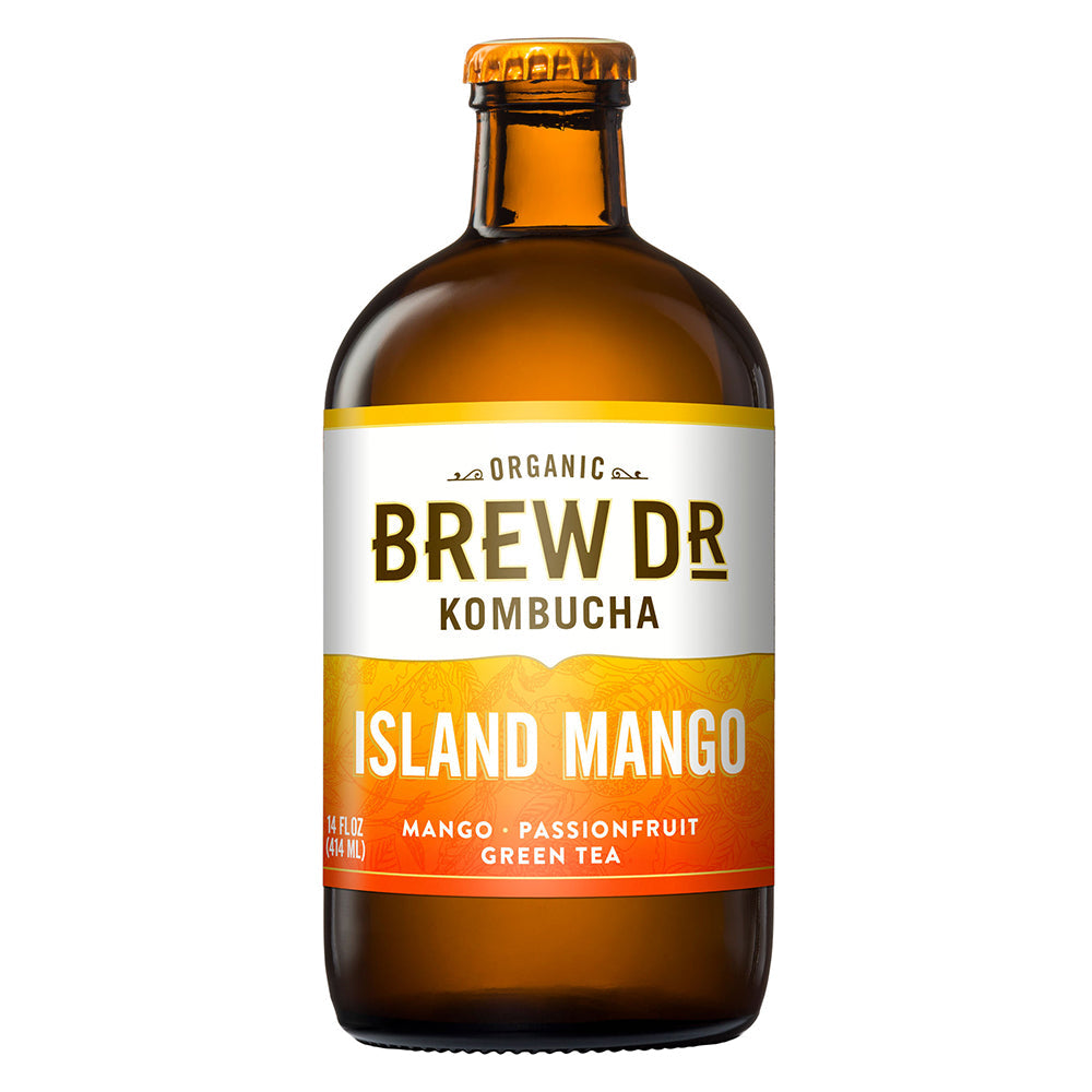 Organic Brew Dr Kombucha Island Mango