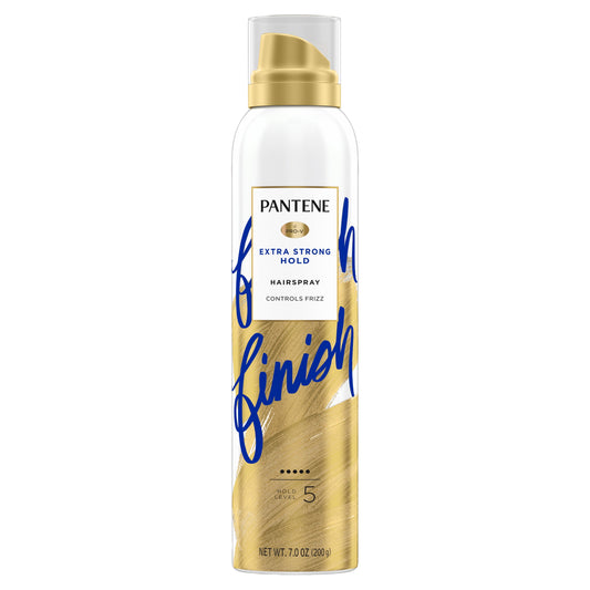 PANTENE Pro-V Extra Strong Hold Alcohol Free* Level 5 Hairspray, 7.0 oz Unisex