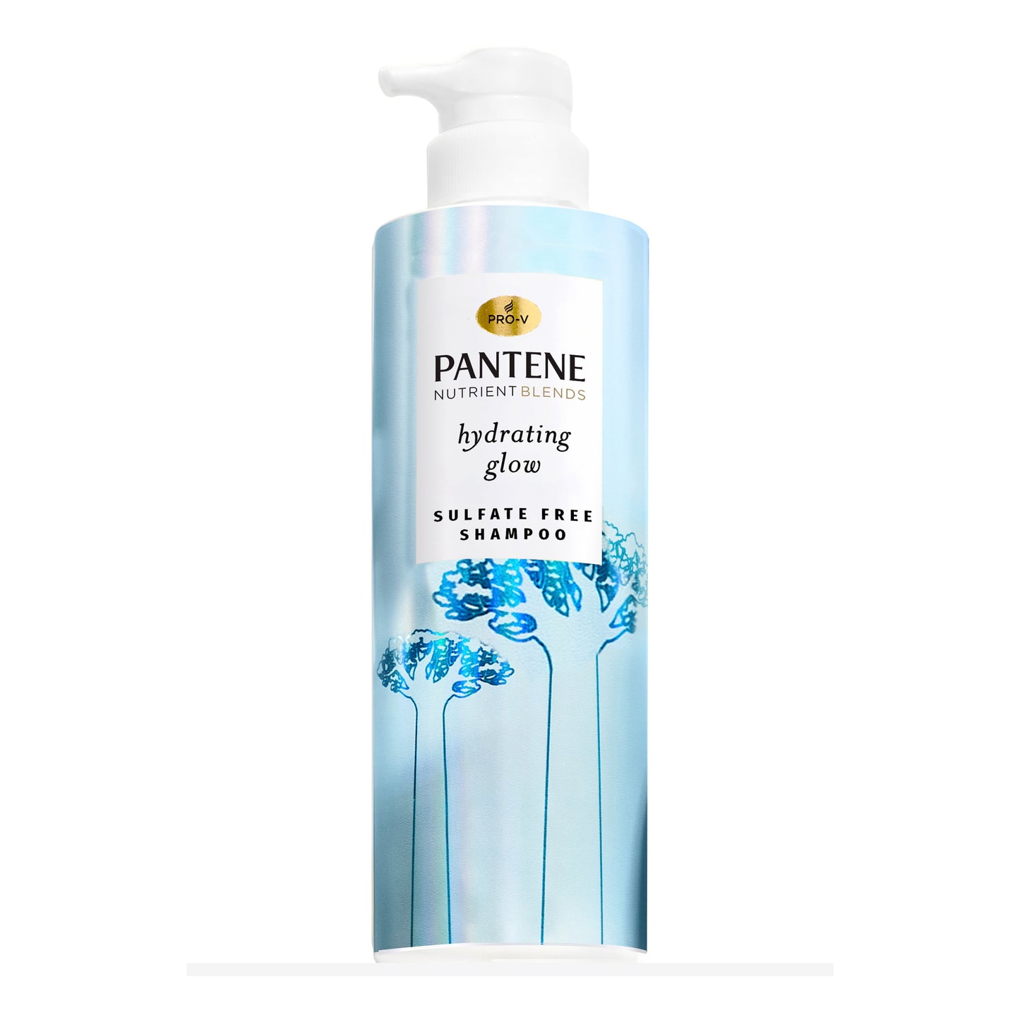 Pantene Nutrient Blends Hydrating Glow Shampoo with Baobab Essence, Sulfate Free, 14.9 fl oz