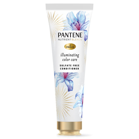 Pantene Sulfate Free Conditioner, Illuminating Conditioner with Biotin, Color Safe, 8.0 fl oz