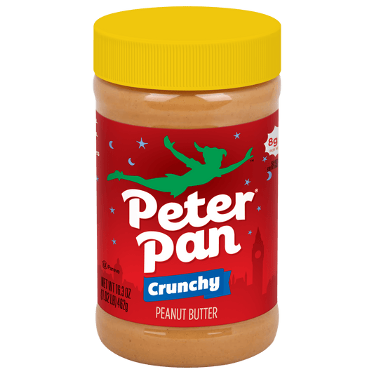 Peter Pan Crunchy Peanut Butter, Gluten Free Peanut Butter, 16.3 oz Jar