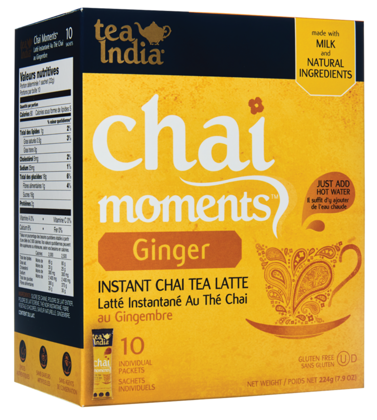 Ginger Instant Chai Tea Latte