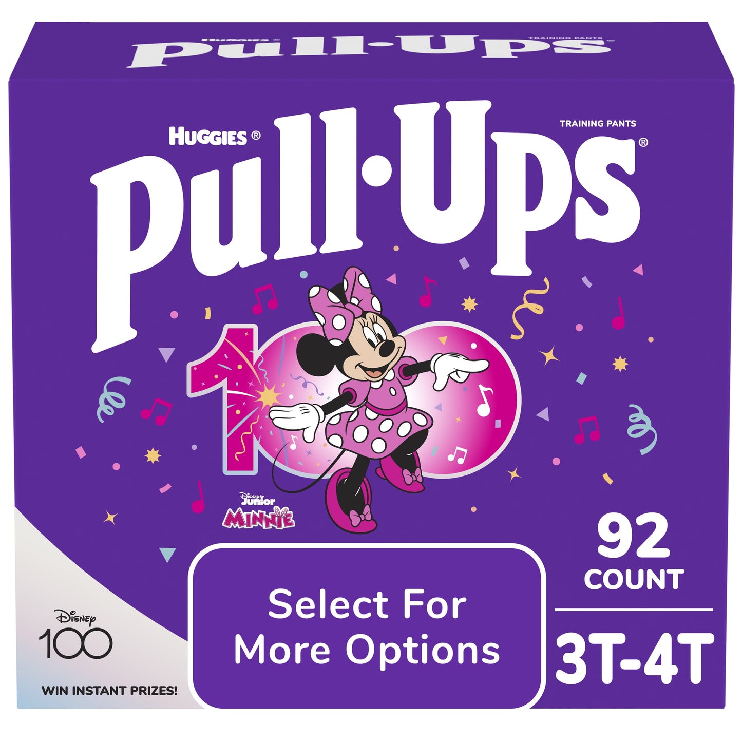 Pull-Ups Girls' Potty Training Pants, 3T-4T, 92 Count