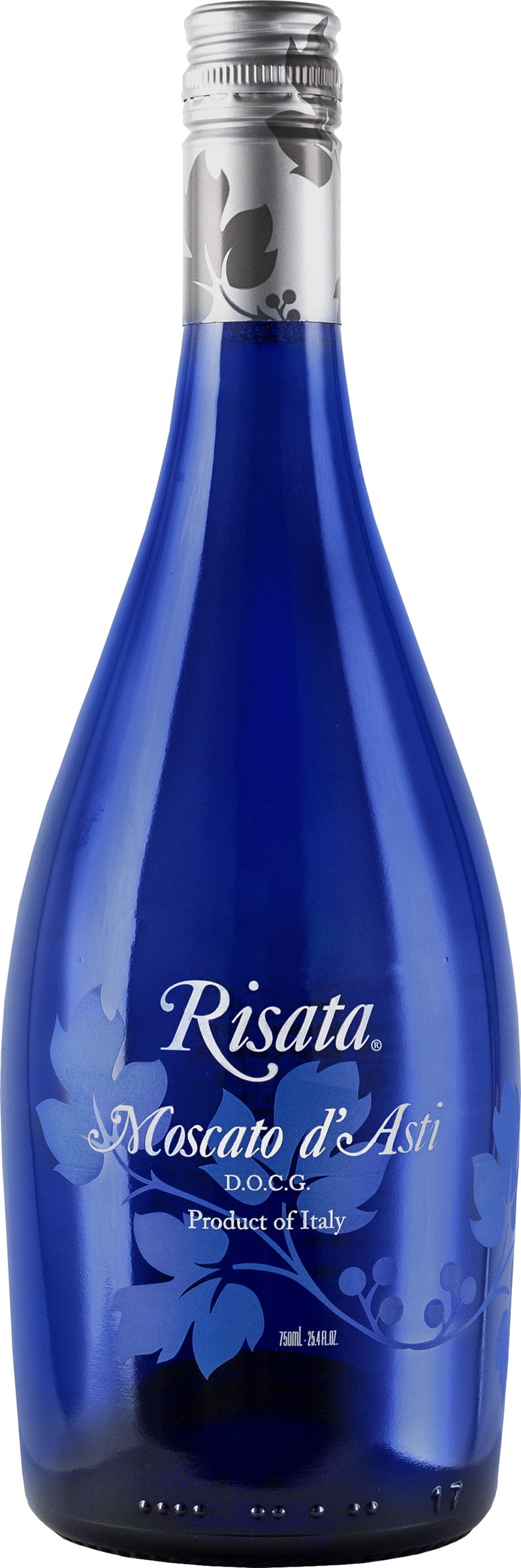 Risata Moscato d'Asti, D.O.C.G., Piedmont Italy, 5.5% ABV, 750ml Glass Bottle, 3 - 240ml Servings