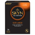Skyn Elite Large Non-Latex Lubricated Condoms, 36 Count