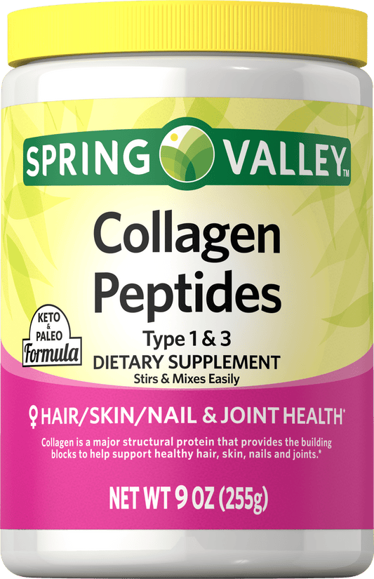 Spring Valley Collagen Peptides Type 1 & 3 Dietary Supplement, 9 oz