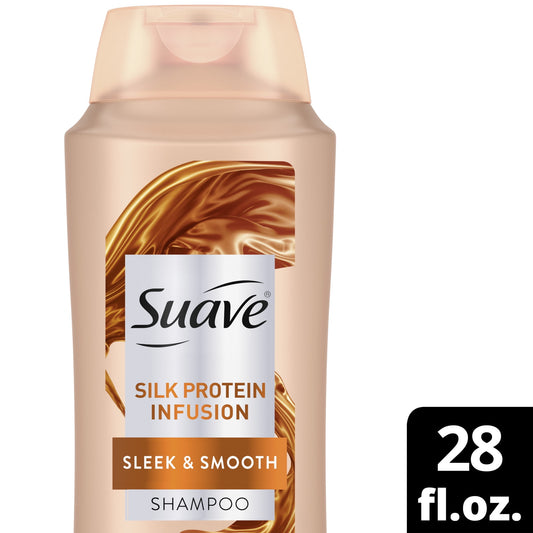 Suave Silk Protein Infusion Sleek And Smooth Shampoo 28 fl oz