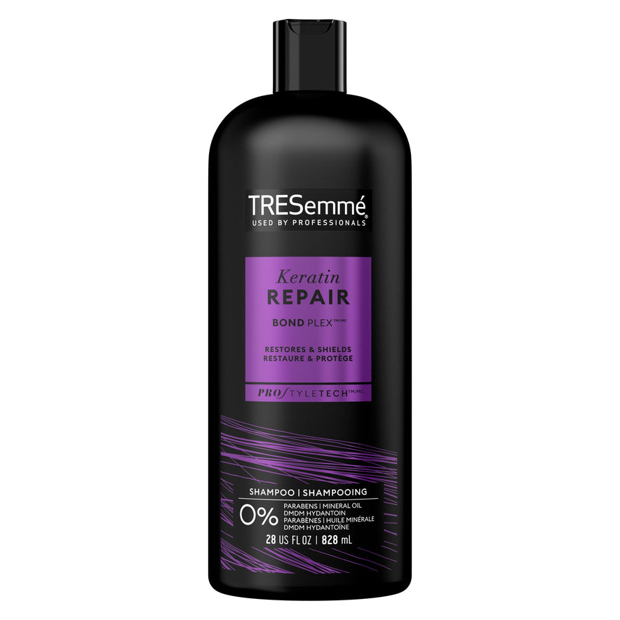 TRESemme Keratin Repair Restores and Shields Daily Shampoo for All Hair Types, 28 fl oz