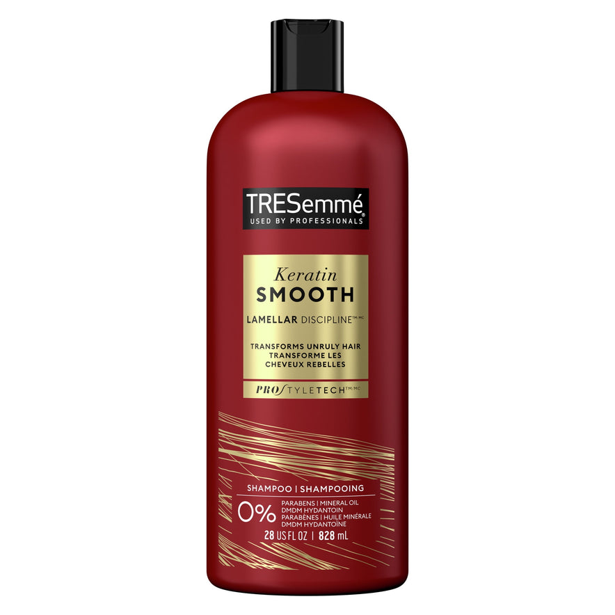 TRESemme Keratin Smooth Daily Shampoo Formulated with Lamellar-Discipline All Hair Types, 28 fl oz