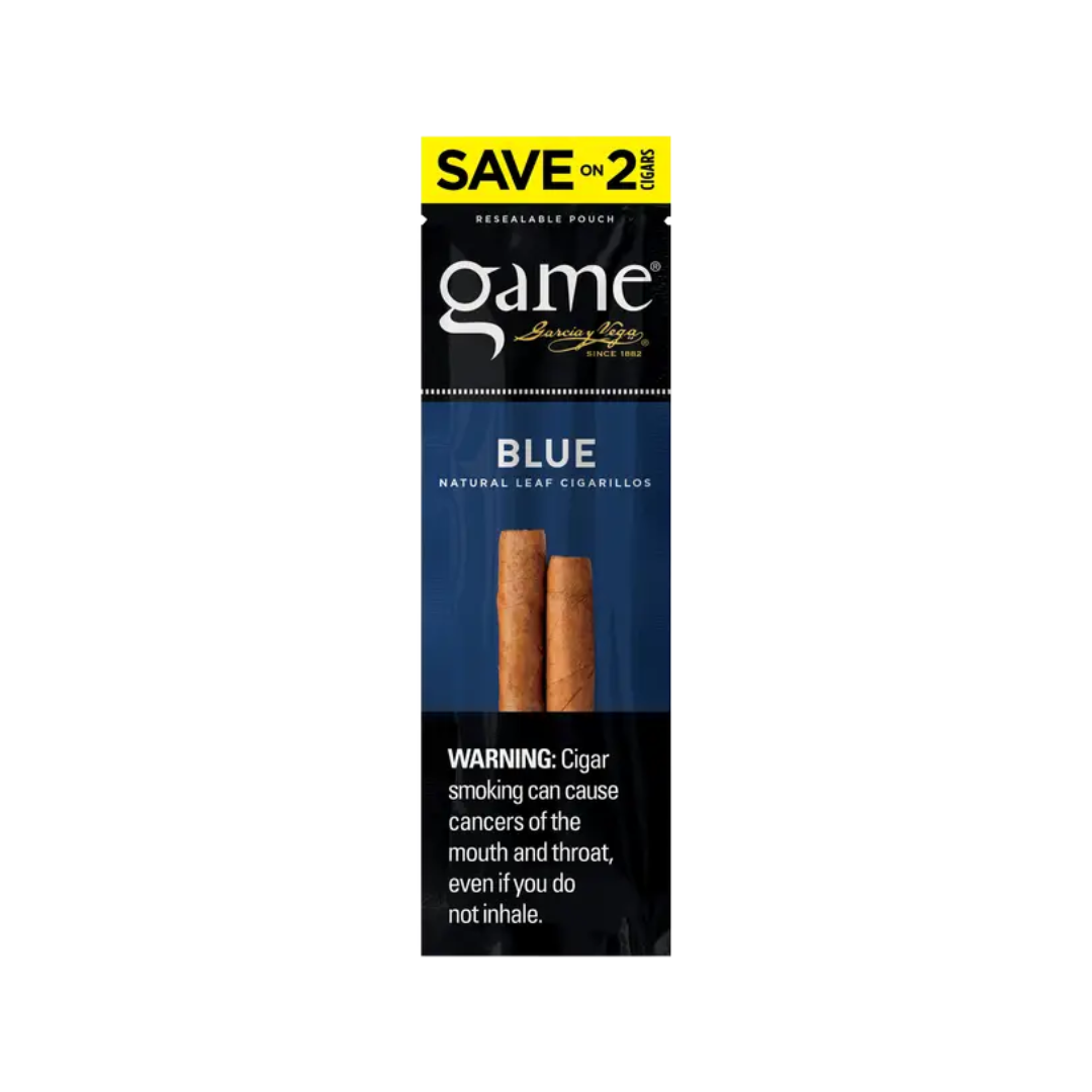 Game Blue Foil Fresh Cigarillos 2ct