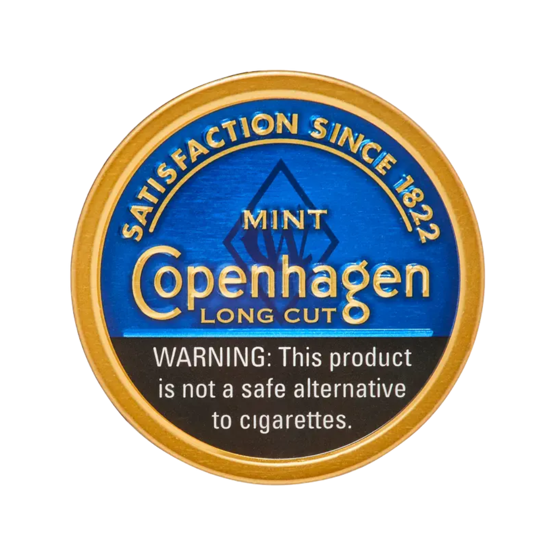 Copenhagen Mint Long Cut Chewing Tobacco 1.2oz